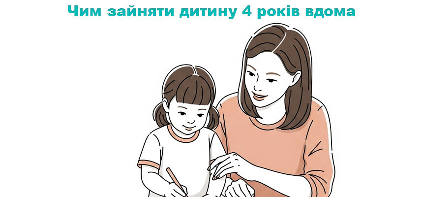 Чим зайняти дитину 4 років вдома: ідеї для активних та допитливих Чим зайняти дитину 4 років вдома: ідеї для активних та допитливих