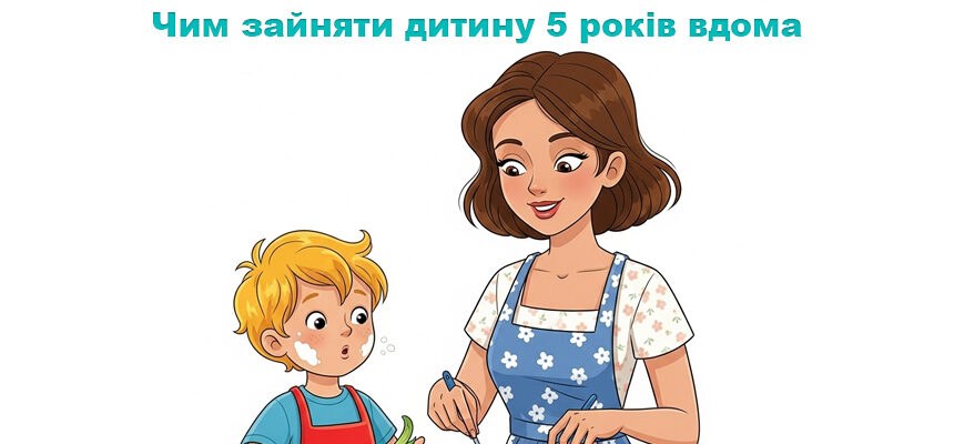 Чим зайняти дитину 5 років вдома: ідеї для активного дня