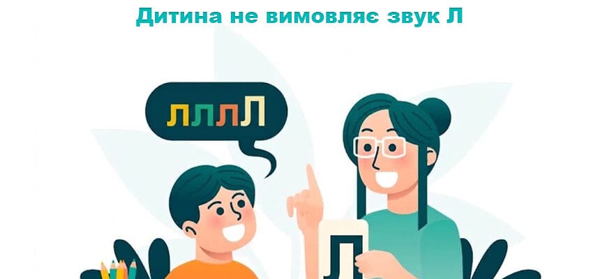 Дитина не вимовляє звук Л: що робити батькам